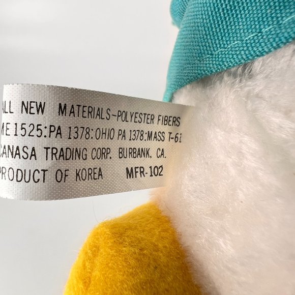 Vintage Disney Baby Donald Daisy Duck Plush Stuffed Crawling Disneyland Lot of 2 - Picture 13 of 16